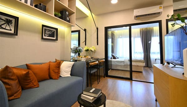 คอนโดใจกลางเมือง รามคำแหง97/2 ติดMRT ห้อง 1 bedroom